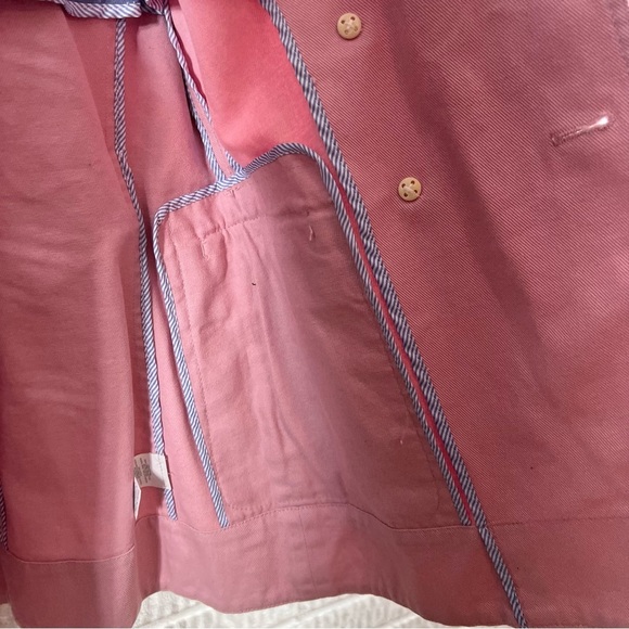 J. Crew Cotton Twill Peacoat Jacket in Pink 0P - Picture 6 of 7